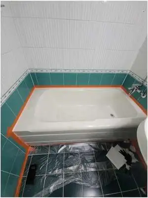 욕조 코팅 복원 작업 과정 2