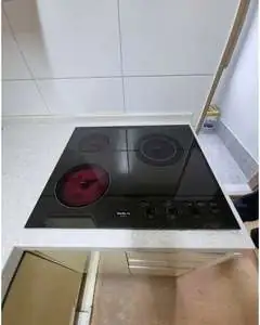 대리석 절단 3구 쿡탑 매립
